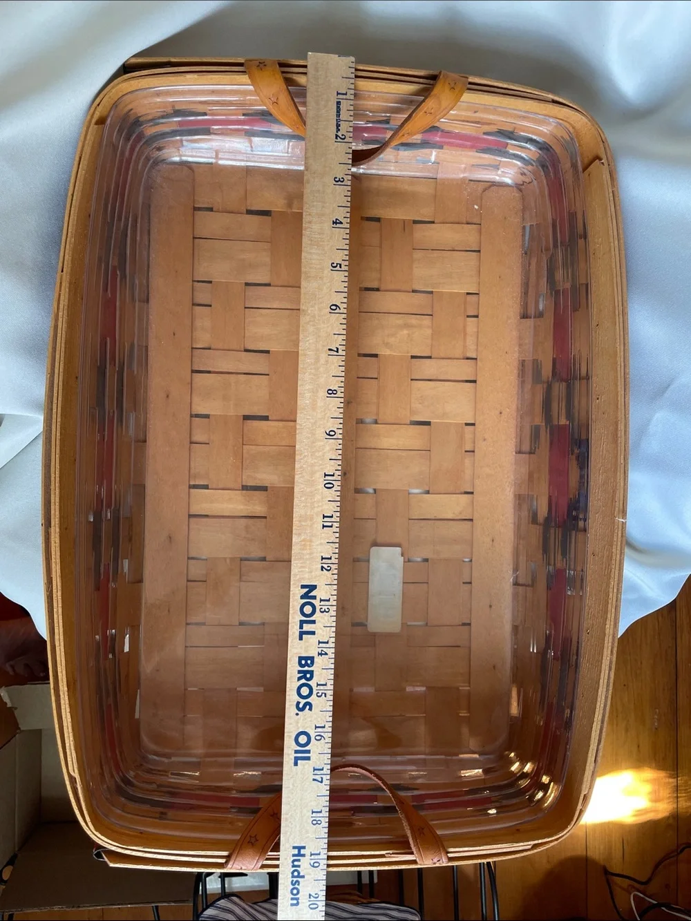 Longaberger 2000 Hostess Serving Tray with Protector.